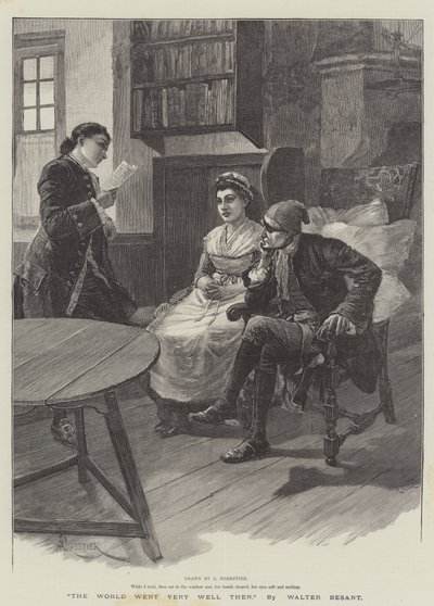 Verden gik meget godt dengang, af Walter Besant af Amedee Forestier